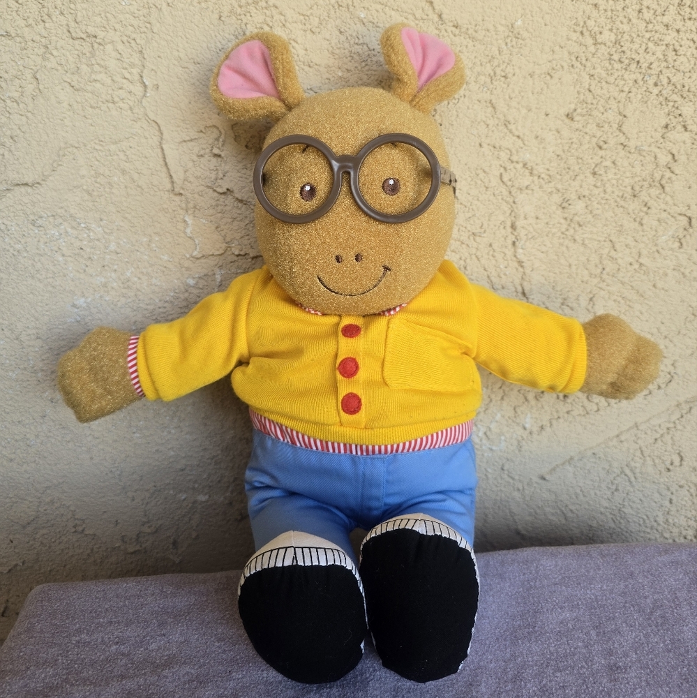 Arthur 1996 Playskool Plush Doll 16" Vintage Talking